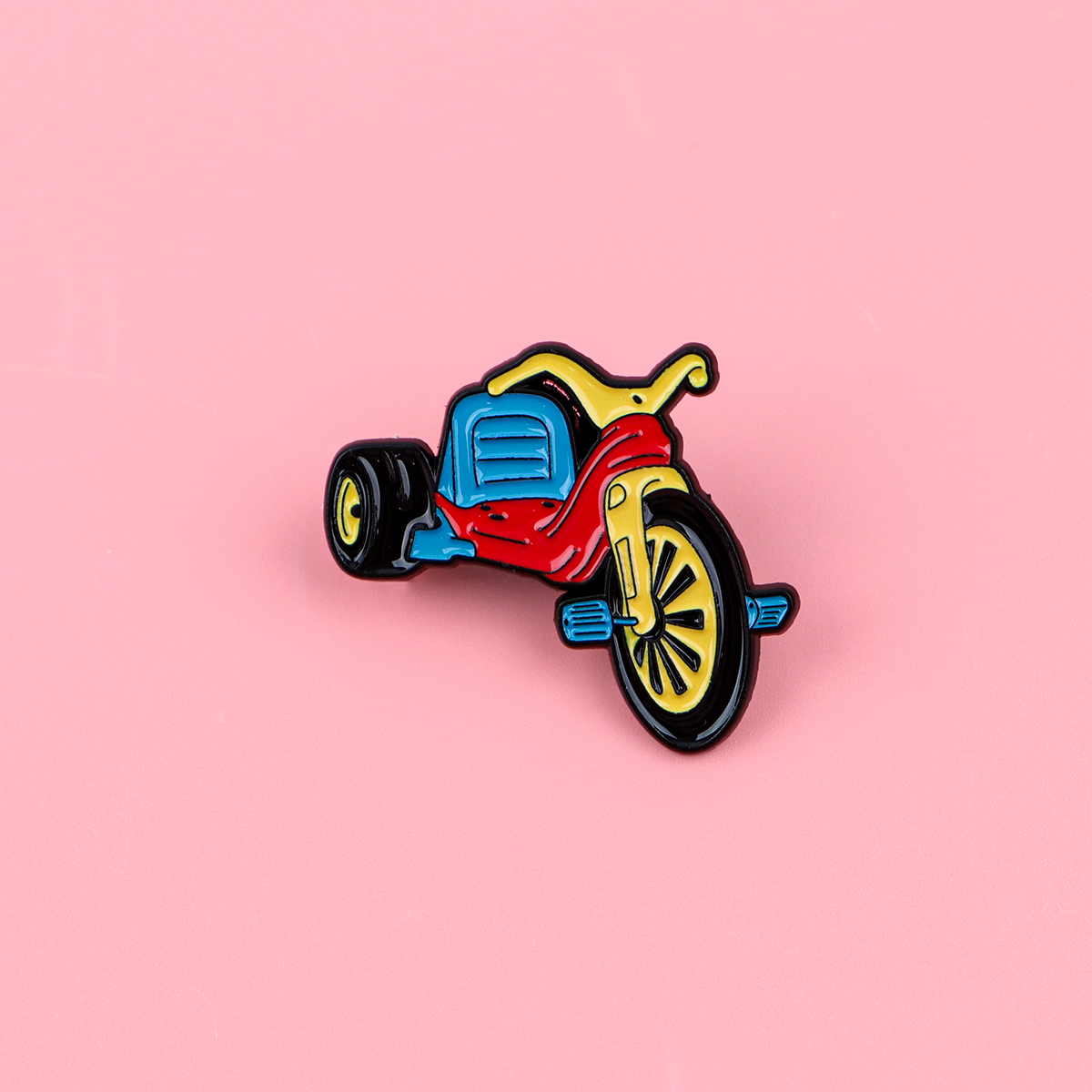 Cosplay Prop Bag - Retro Bicycle Enamel Pin Vintage Brooch