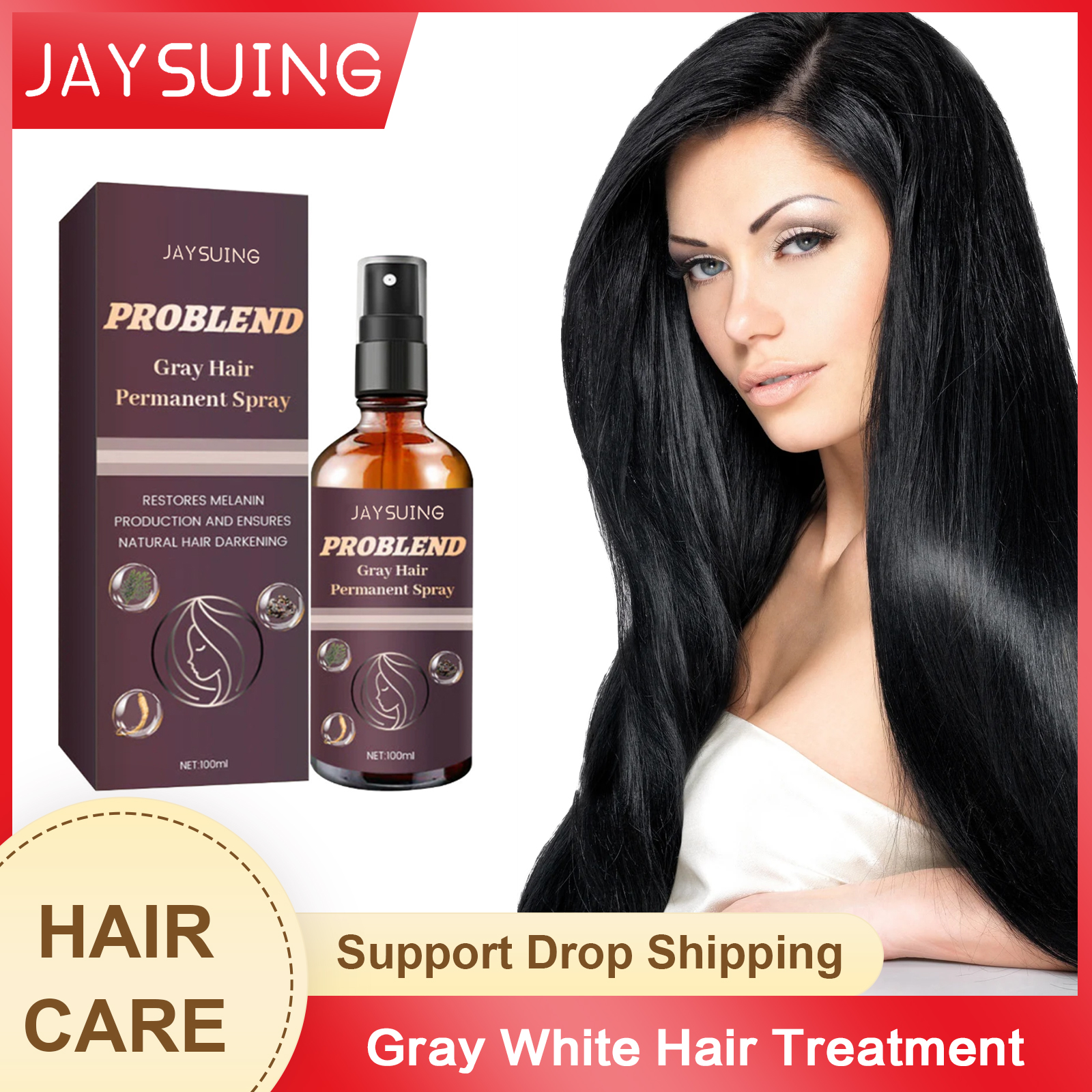 Hair Spray Color - Hair Darkening Spray Anti Grey Hair