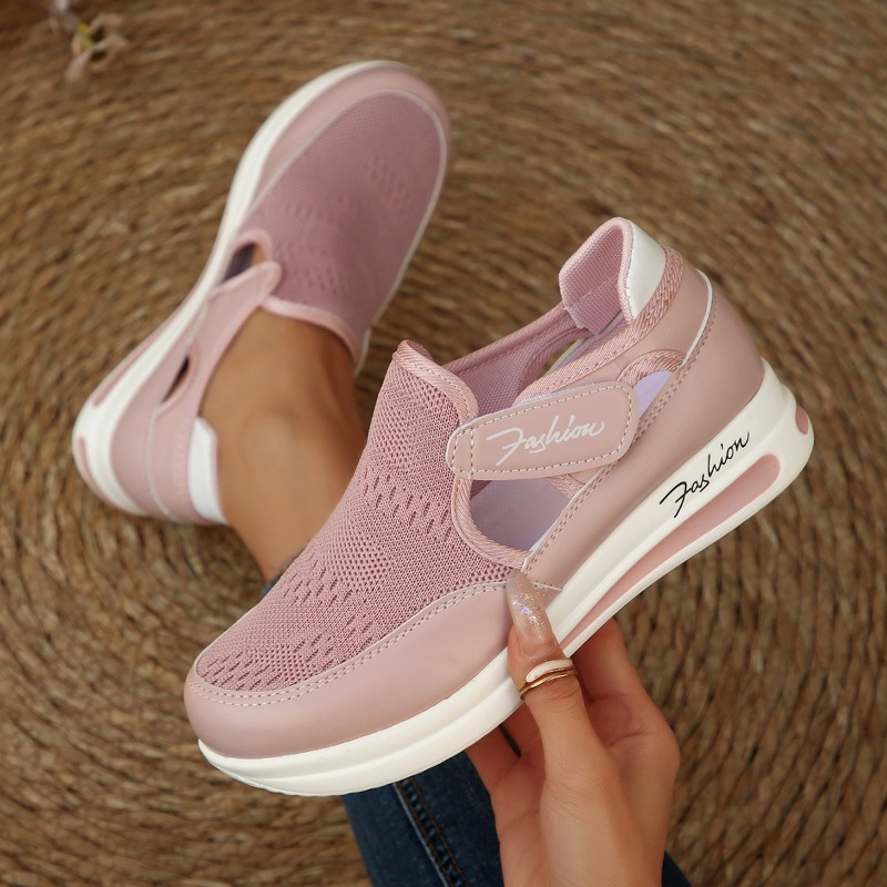 Velcro Hook Loop - Plus Size Casual Women's Shoes Spring