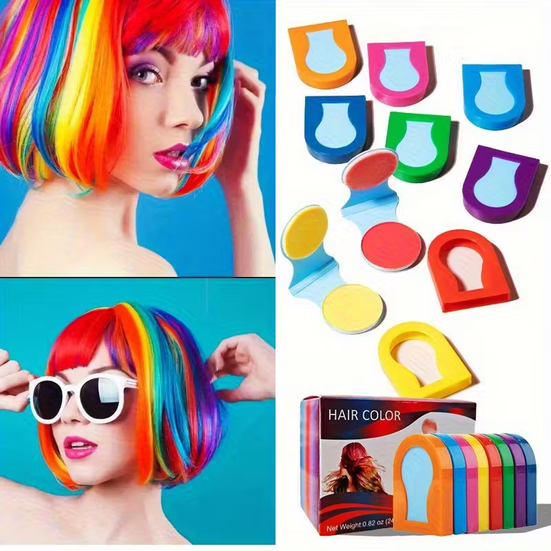 8 colors 3g Disposable Hair Dy - Hair Spray Color 리뷰 및 가격