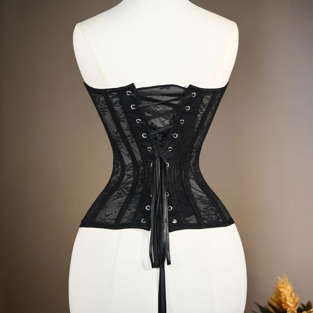 Women Mesh Corset Busiter Over - Boning Corset Steel 리뷰 및 가격