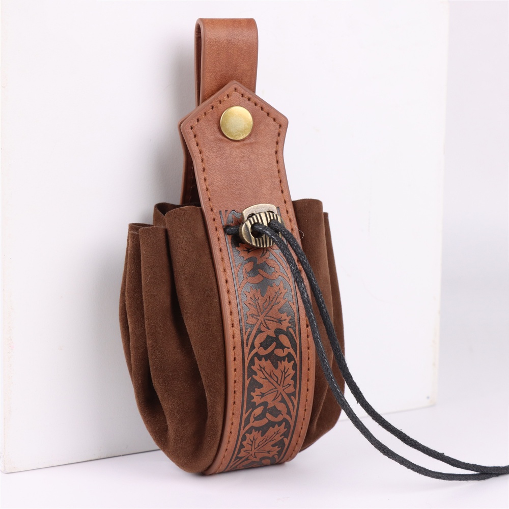 Medieval Brown PU Leather Wais - Cosplay Prop Bag 리뷰 및 가격