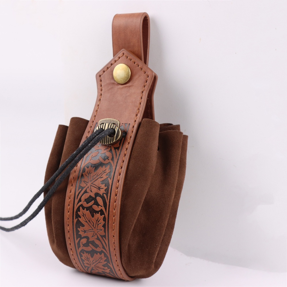 Medieval Brown PU Leather Wais - Cosplay Prop Bag 리뷰 및 가격