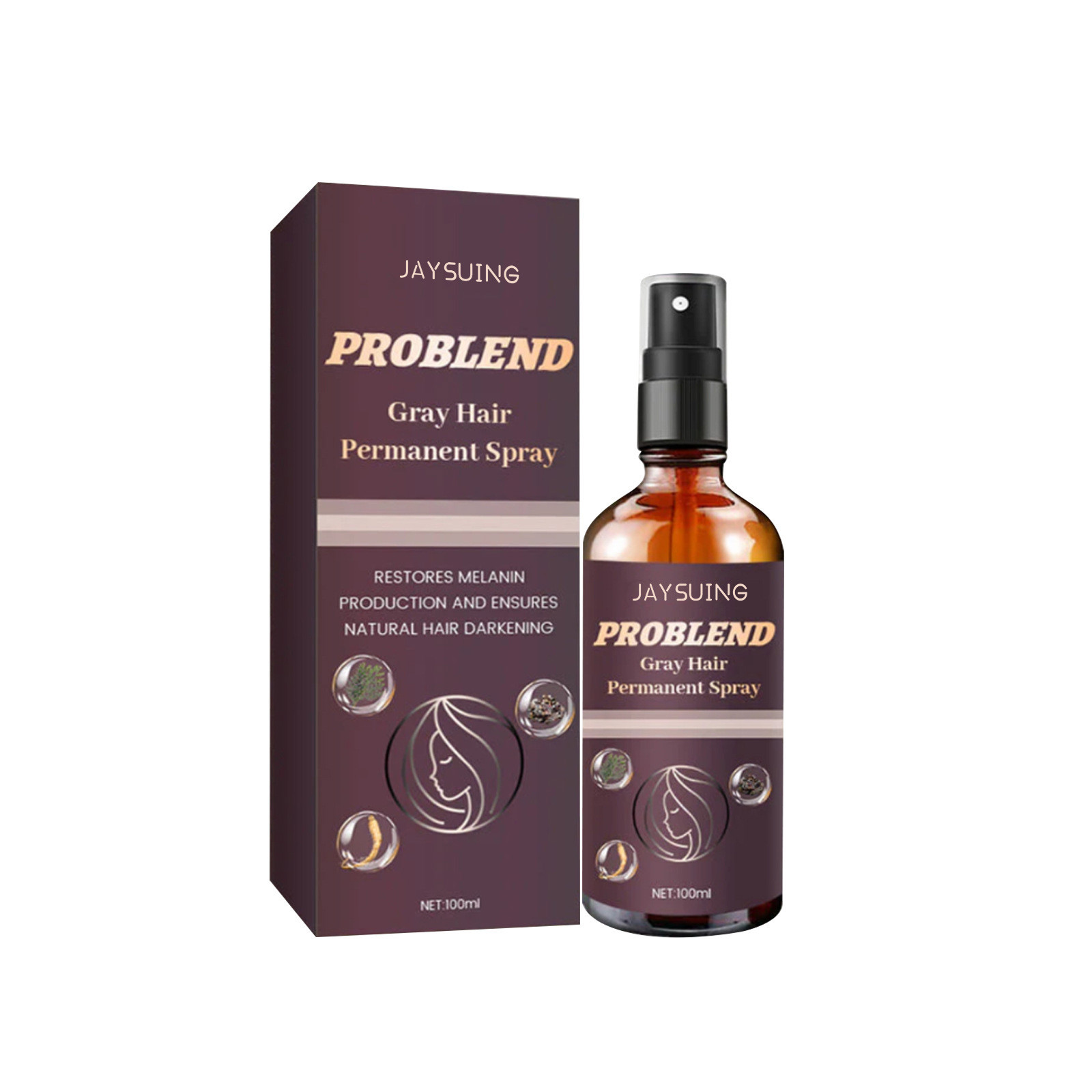Hair Darkening Spray Anti Grey - Hair Spray Color 리뷰 및 가격