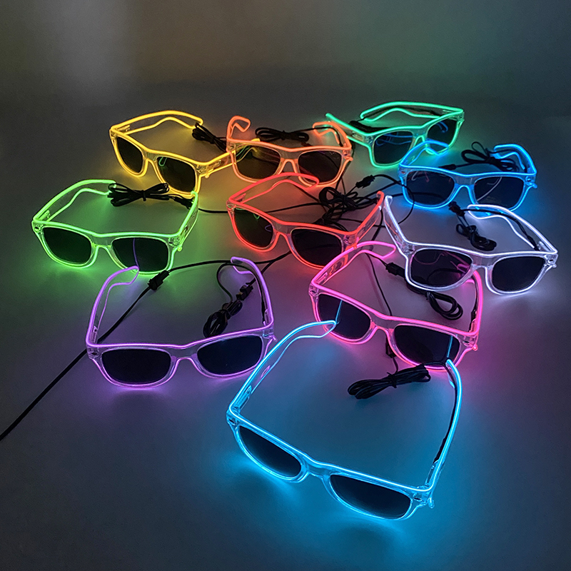 1PC Light Up LED Glasses Glow  - Led El Wire 리뷰 및 가격