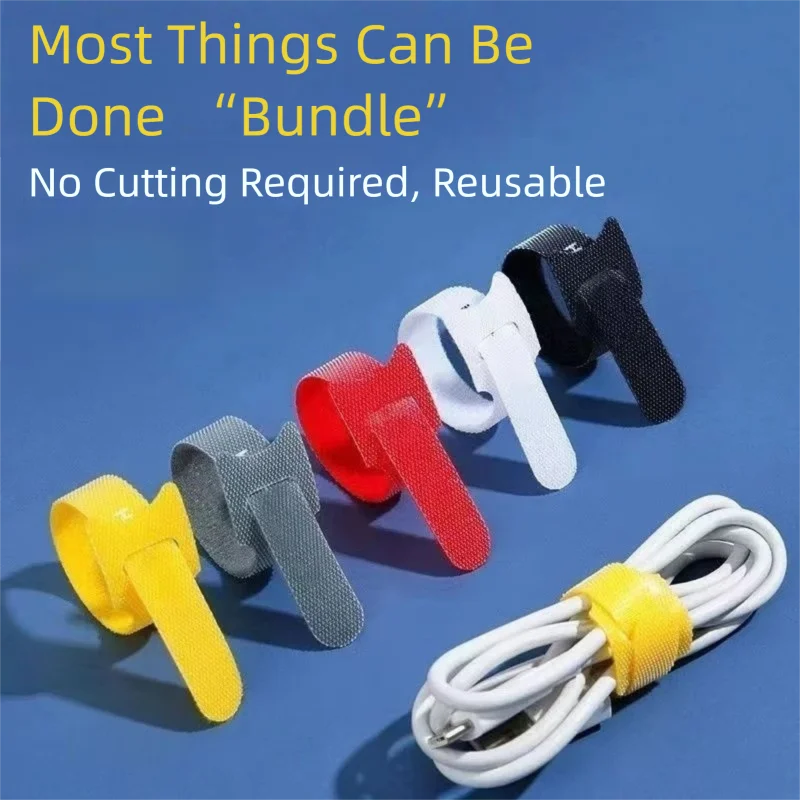 Cut-Free Reusable Cable Organi - Velcro Hook Loop 리뷰 및 가격