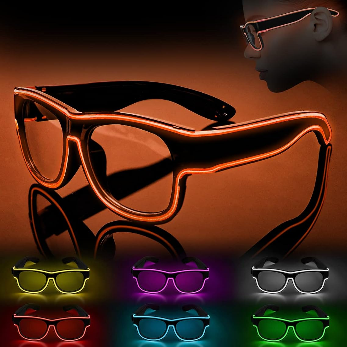 Neon LED Glowing Sunglasses Co - Led El Wire 리뷰 및 가격