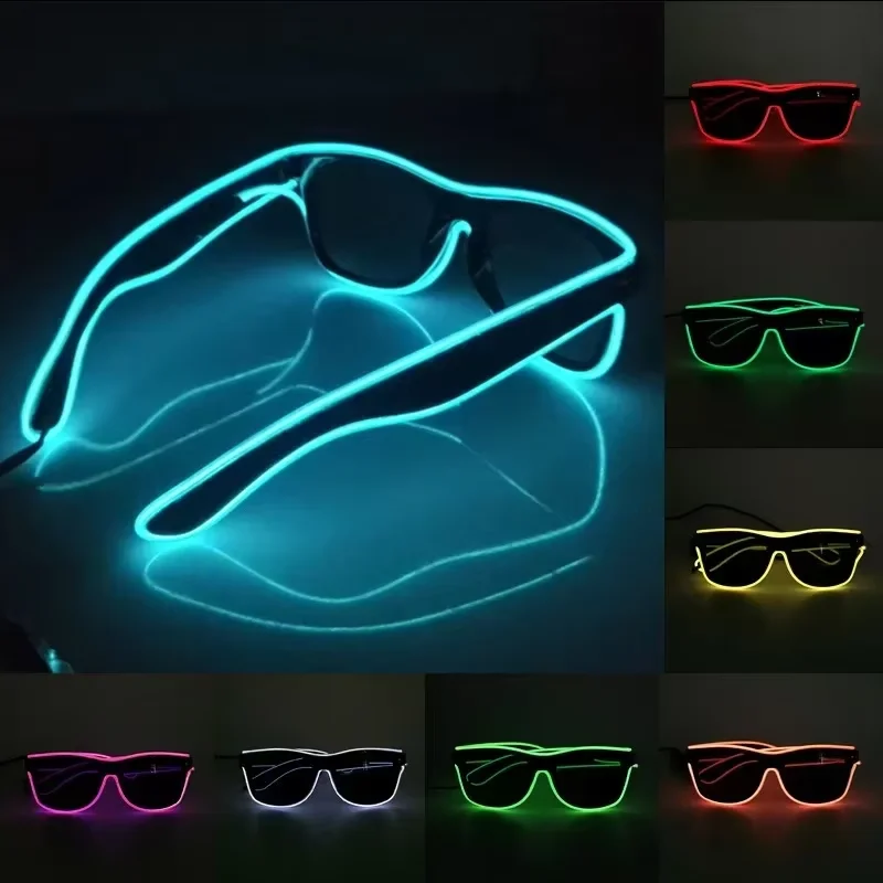 Neon LED Glowing Sunglasses Co - Led El Wire 리뷰 및 가격