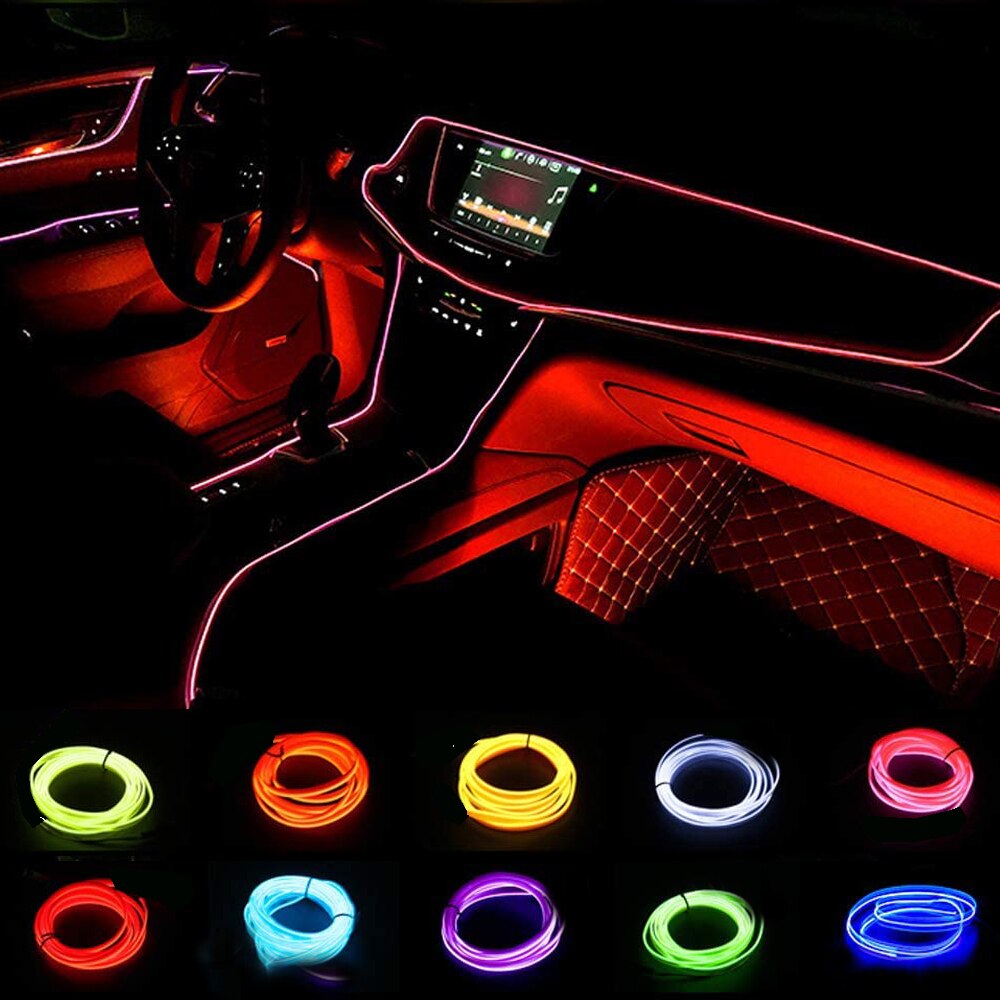 1M/3M/5M USB LED Ambient Light - Led El Wire 리뷰 및 가격