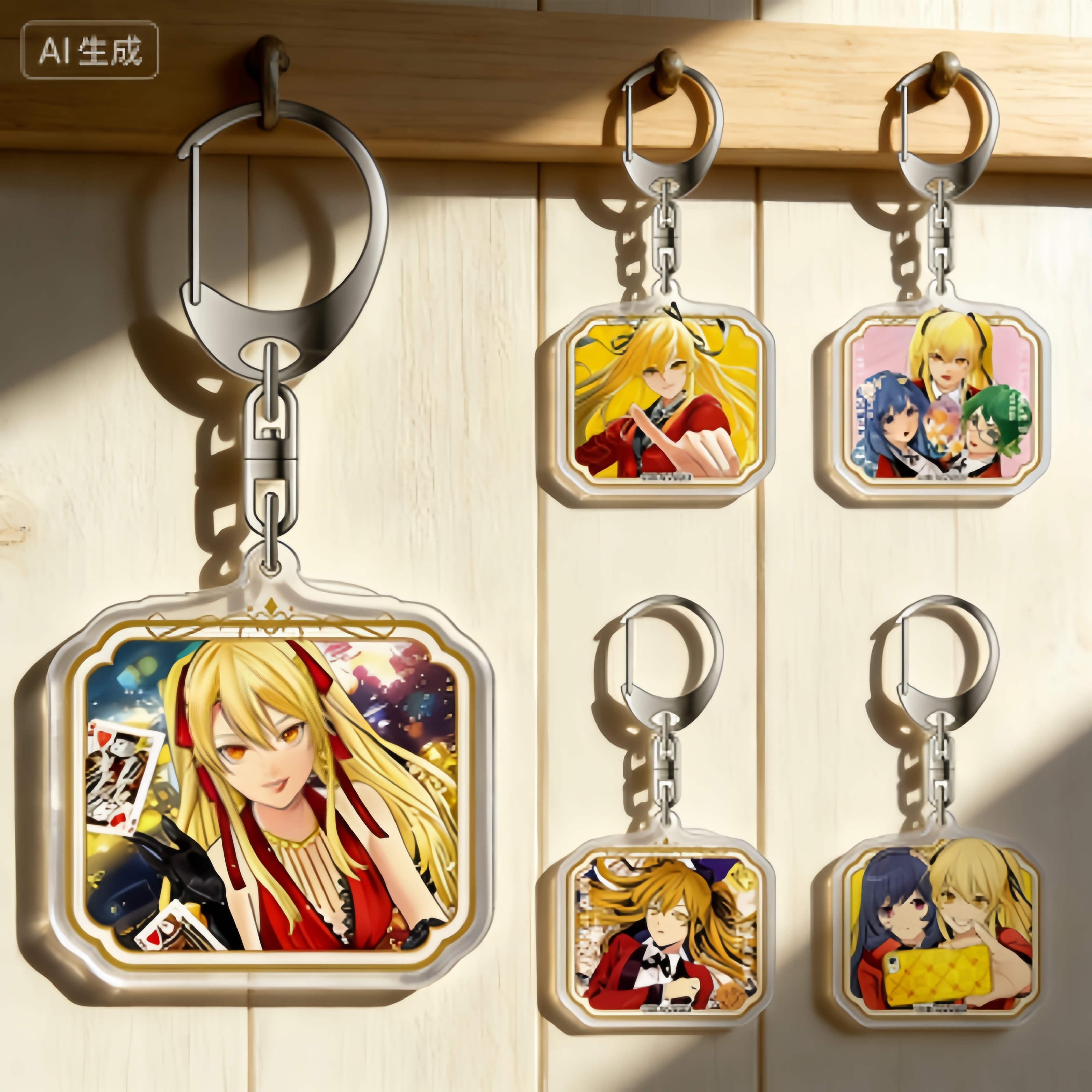Kakegurui Anime Acrylic Pendan - Cosplay Prop Painting 리뷰 및 가격