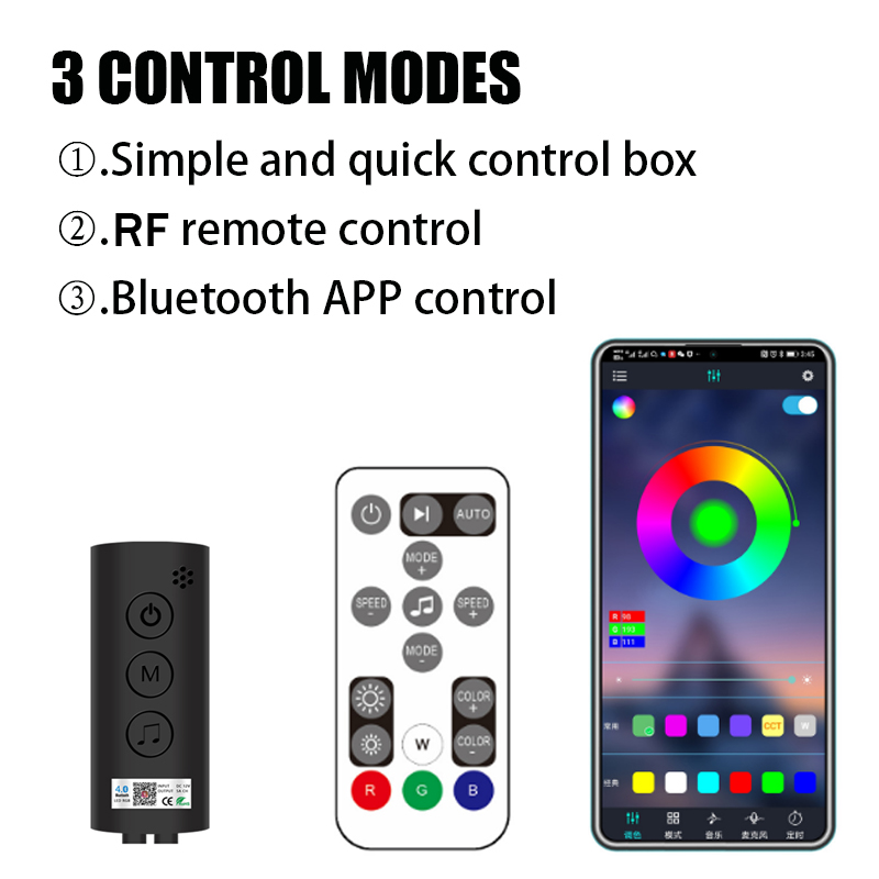 48 LED Remote App Control Ligh - Led El Wire 리뷰 및 가격