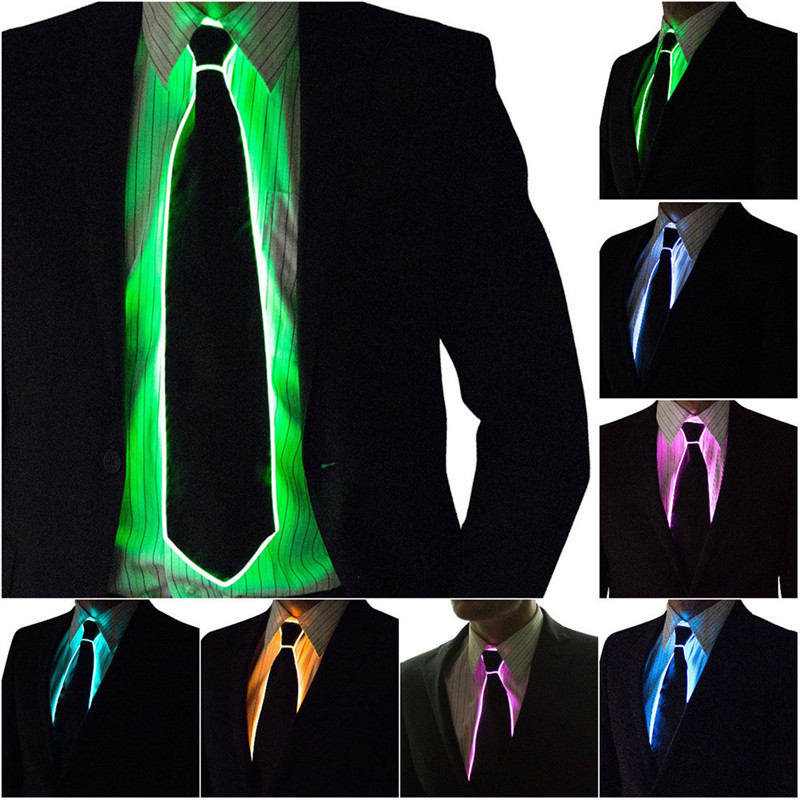 Men Glowing Tie EL Wire Neon L - Led El Wire 리뷰 및 가격