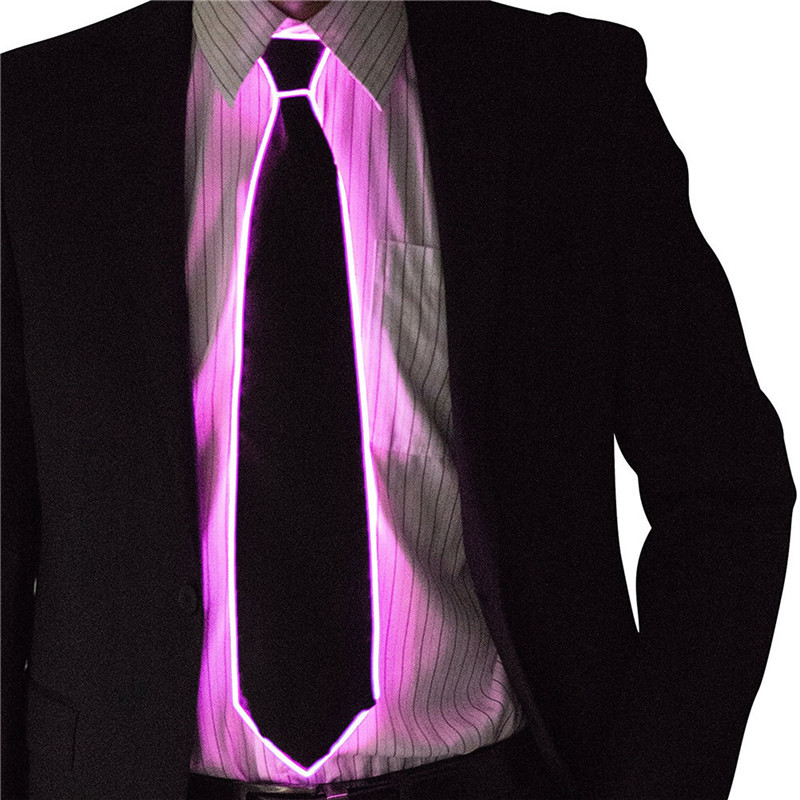 Men Glowing Tie EL Wire Neon L - Led El Wire 리뷰 및 가격
