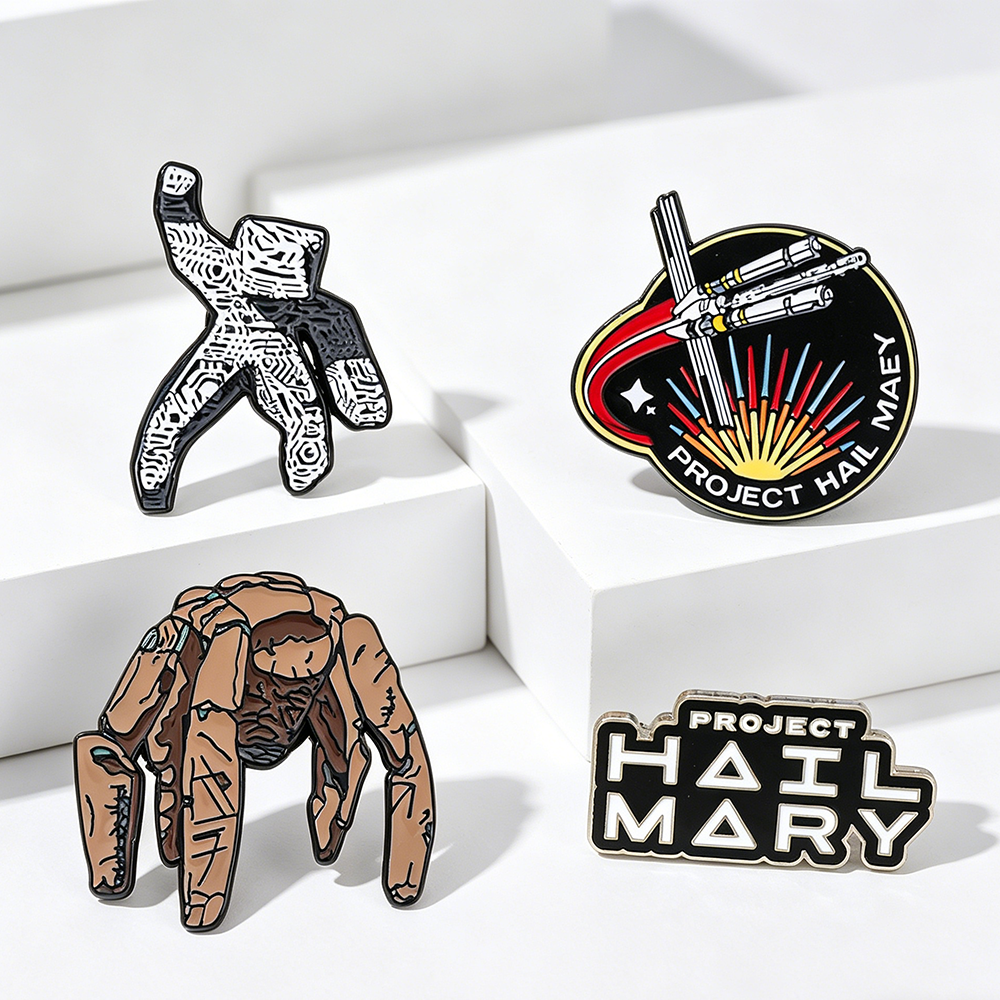 4pc Sci-Fi Enamel Pin Set Proj - Cosplay Prop Bag 리뷰 및 가격