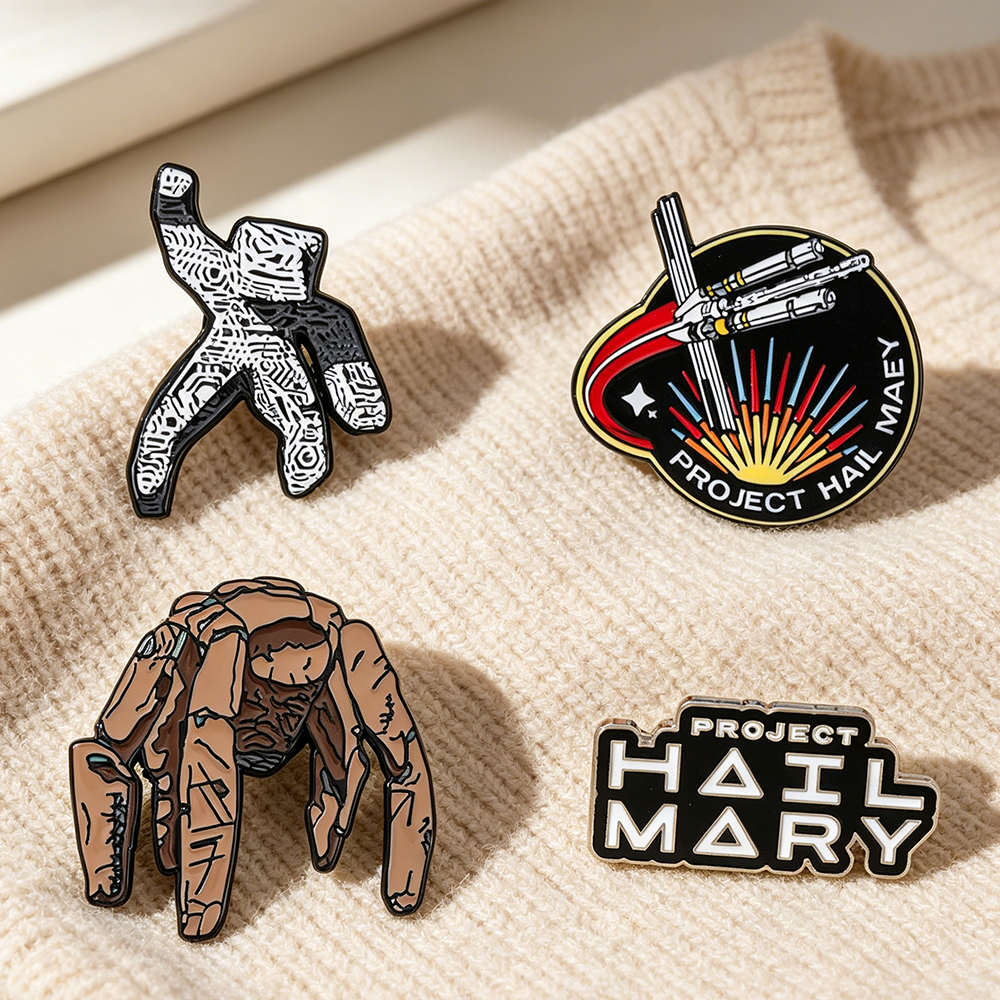 4pc Sci-Fi Enamel Pin Set Proj - Cosplay Prop Bag 리뷰 및 가격