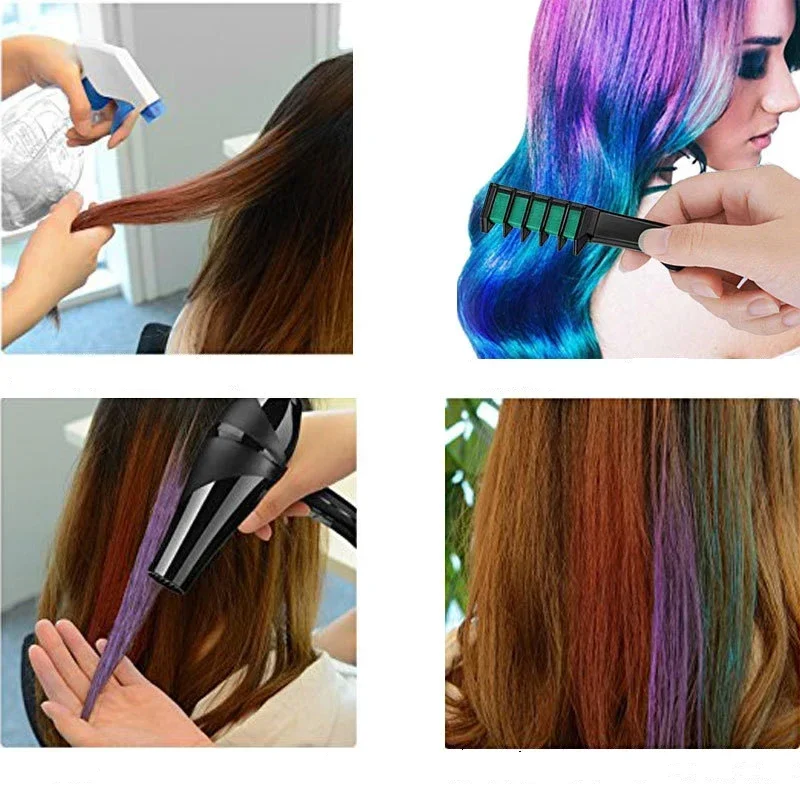 1pc Hair Color Chalk Temporary - Hair Spray Color 리뷰 및 가격