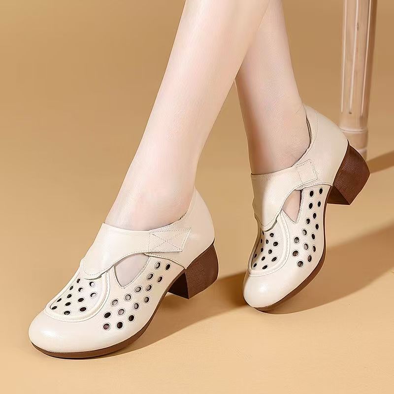 Women's Summer New Leather Hol - Velcro Hook Loop 리뷰 및 가격