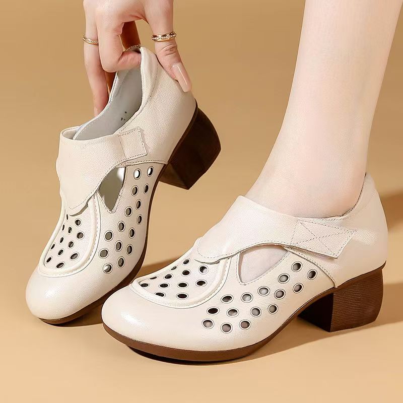 Women's Summer New Leather Hol - Velcro Hook Loop 리뷰 및 가격