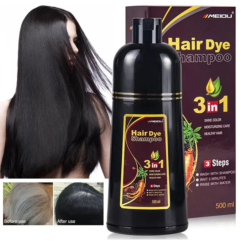 500ml Hair Dye Shampoo 3 in 1  - Hair Spray Color 리뷰 및 가격