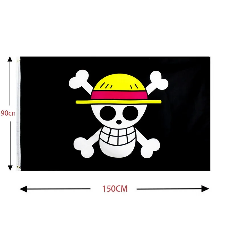 One Piece 90x150cm Pirate Skul - Cosplay Prop Painting 리뷰 및 가격