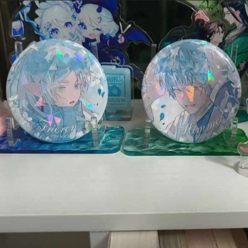 Anime Frieren Himmel Badge Car - Frieren Cosplay Prop 리뷰 및 가격