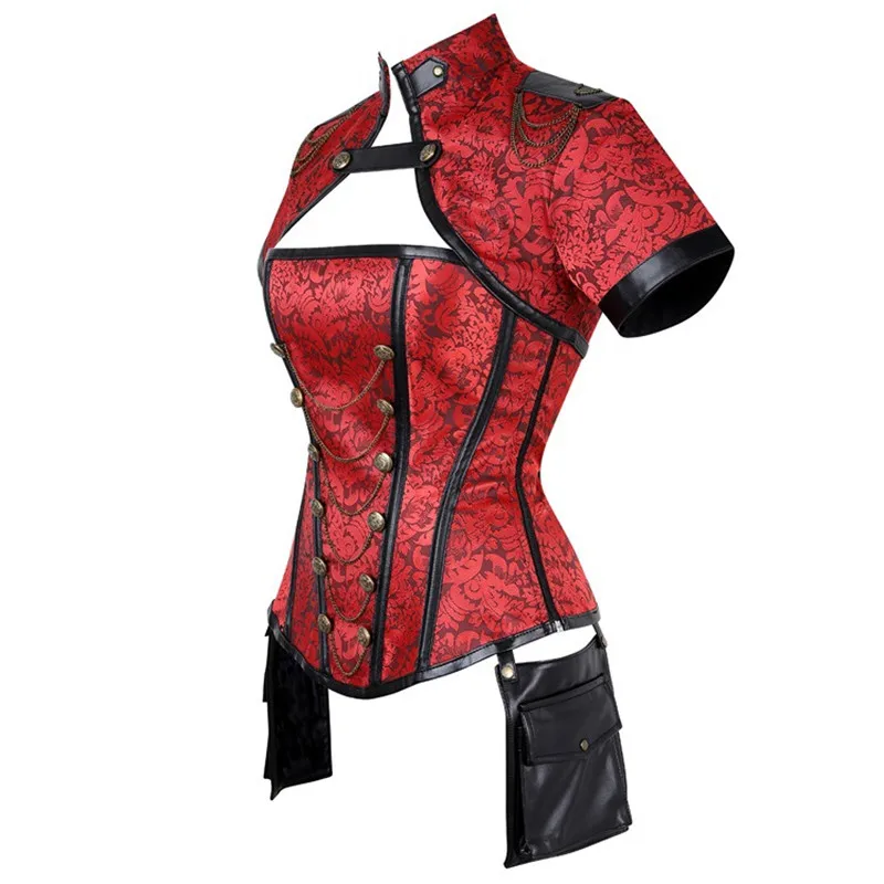 Medieval Women Overbust Corset - Boning Corset Steel 리뷰 및 가격