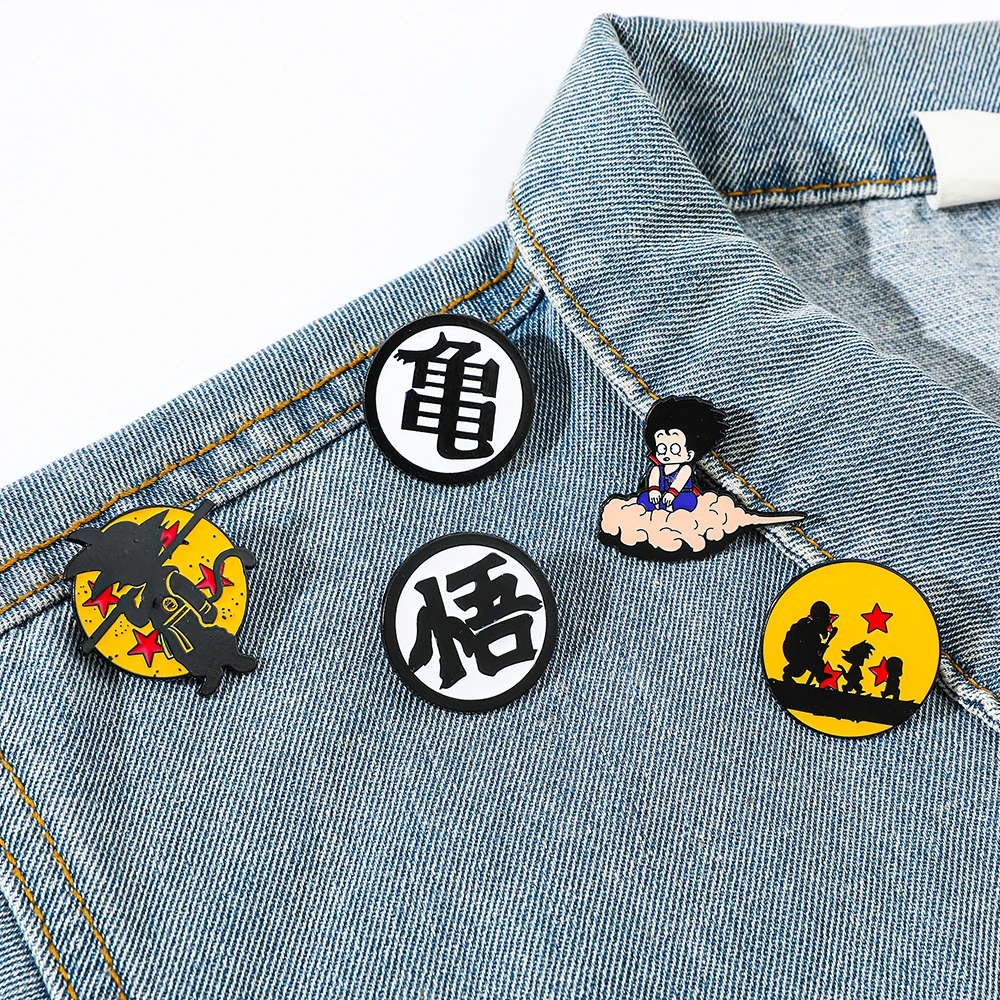 6 Pcs Hot Blooded Anime Brooch - Cosplay Prop Bag 리뷰 및 가격