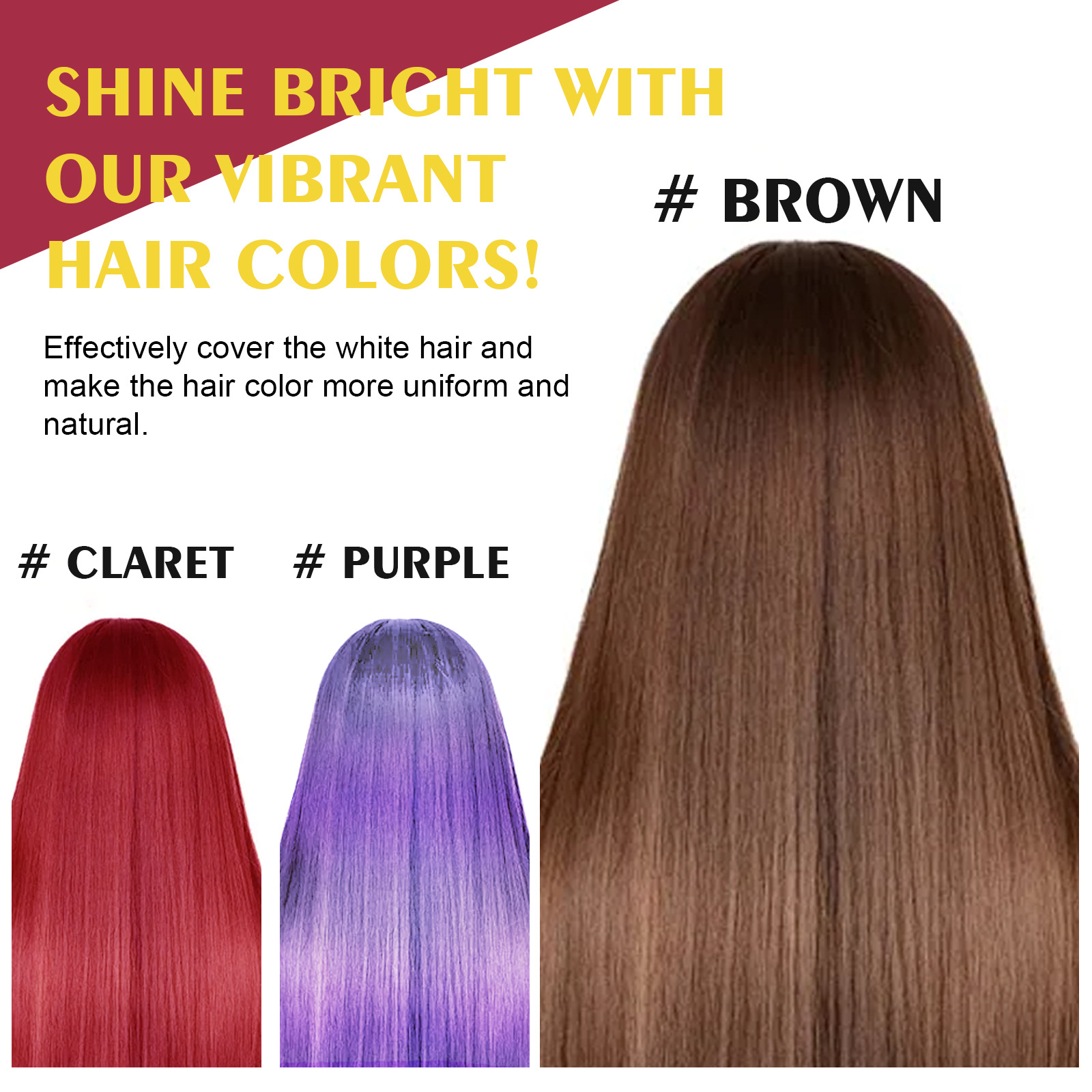 Hair Dyeing Shampoo 3-in-1 Rap - Hair Spray Color 리뷰 및 가격