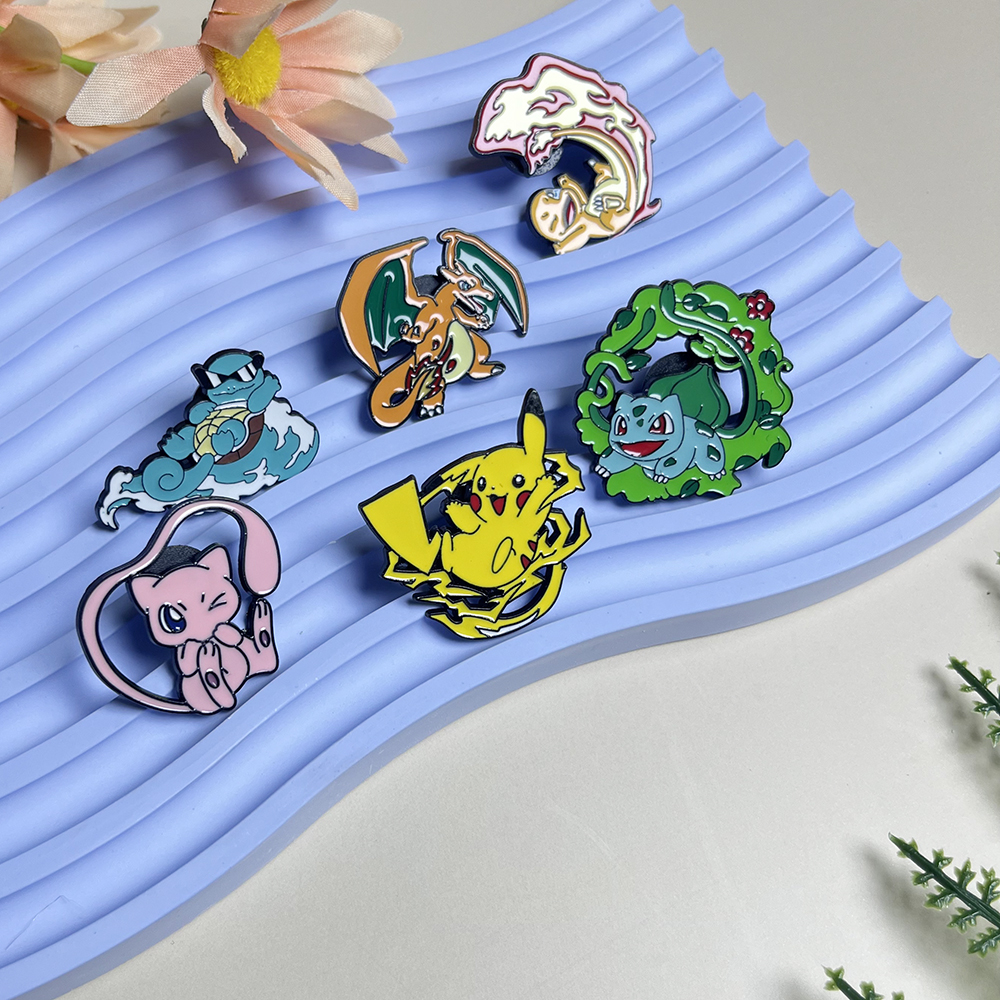 6pcs Anime Pins Set Pokemon En - Cosplay Prop Bag 리뷰 및 가격